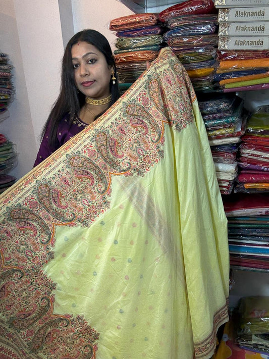 Kanni Pashmina Silk Saree